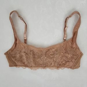 💕🔥NWOT Free People intimates bralette bra Small nude